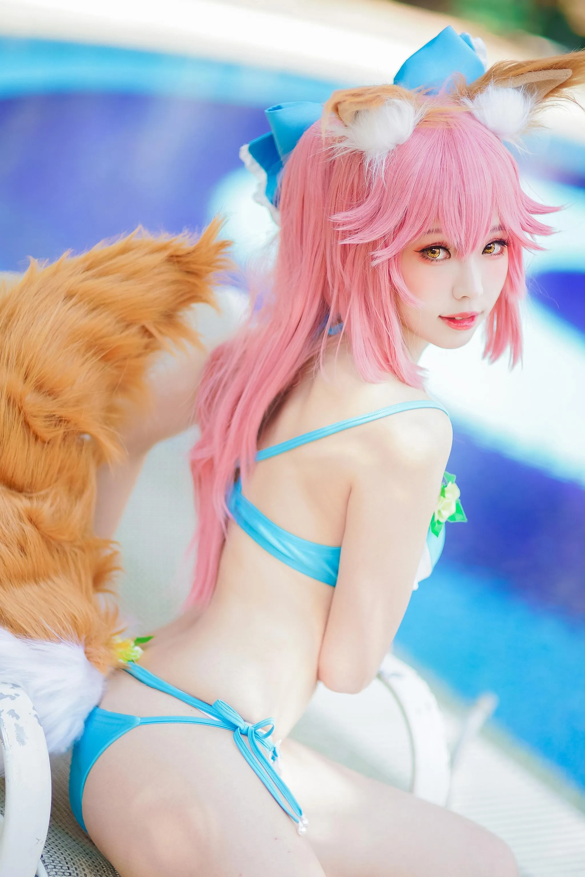 ElyEE子 – NO.46 玉藻前-泳池 [39P]插图5
